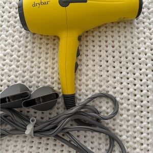 Drybar Vibrant Yellow Hair Dryer with Concentrators
